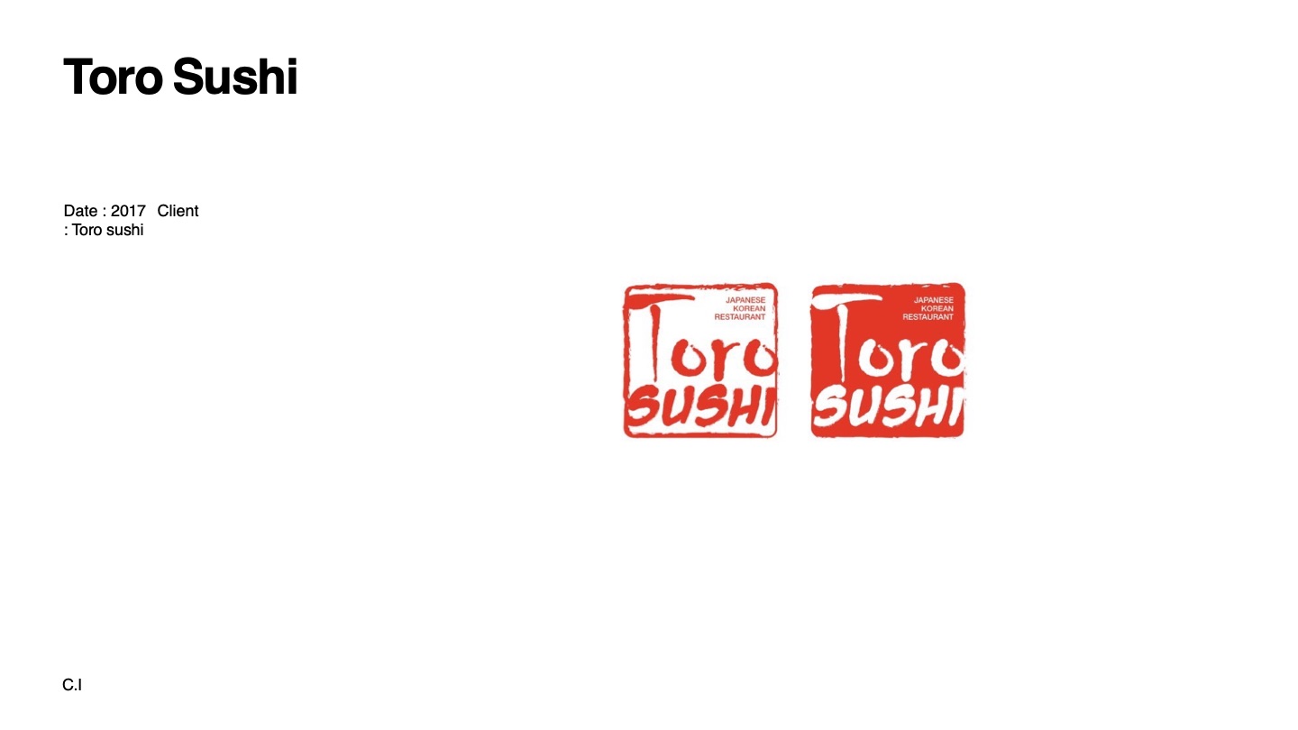 Toro Sushi Identity — 소개서 p.106