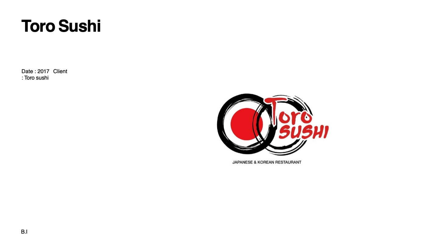 Toro Sushi Identity — 소개서 p.107